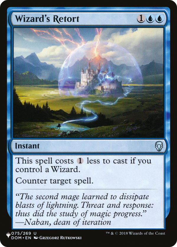 Wizard's Retort (LIST-DOM-75) - The List