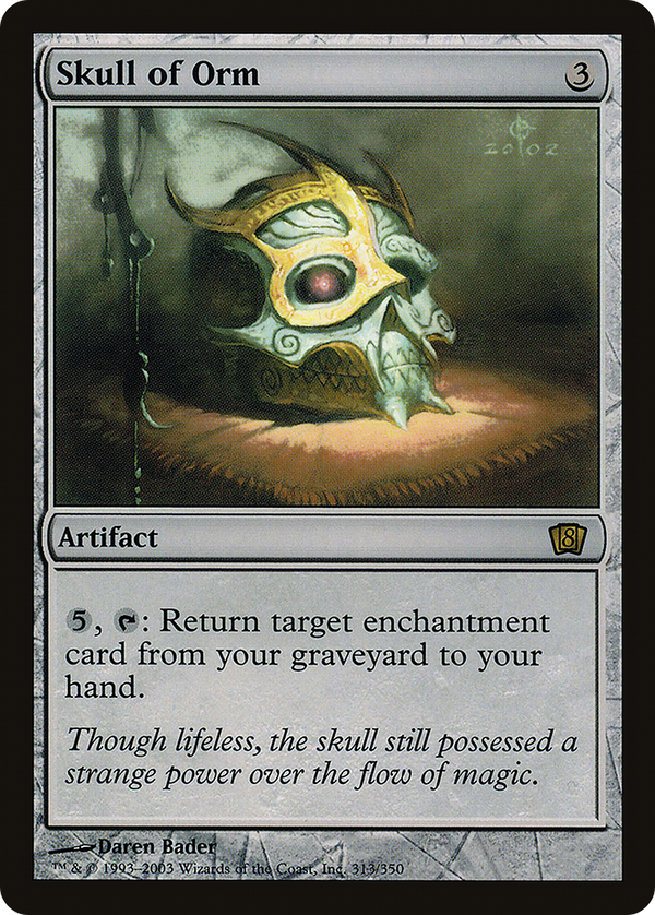 Skull of Orm (8ED-313) - 8th Edition Foil