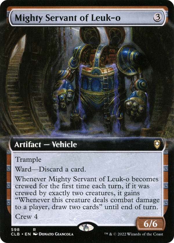 Mighty Servant of Leuk-o (Extended Art) (CLB-598) - Commander Legends: Battle for Baldur's Gate: (Extended Art)