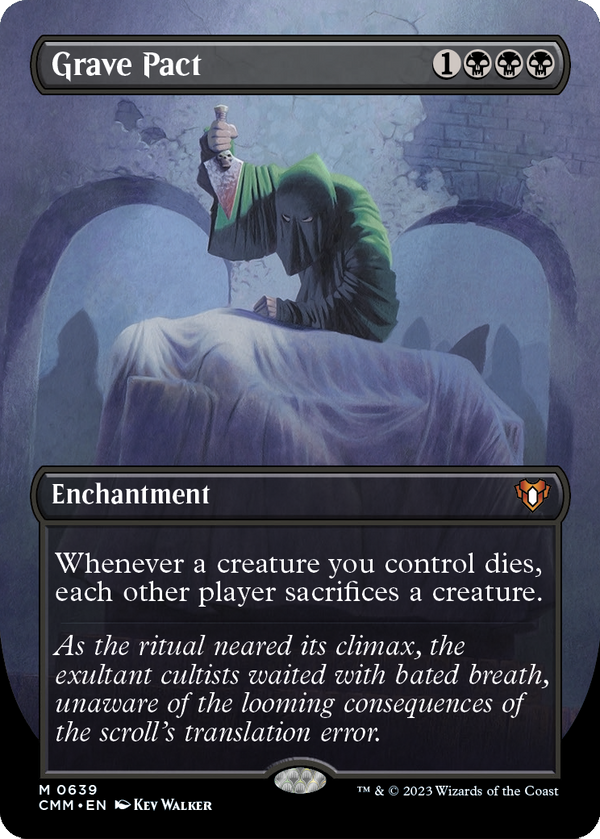 Grave Pact (Borderless) (CMM-639) - Commander Masters