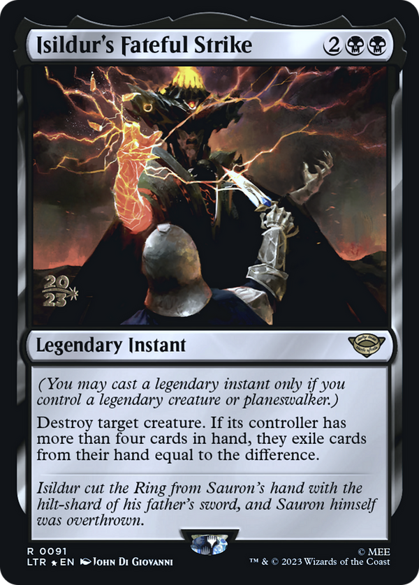 Isildur's Fateful Strike (PRE-091) - Tales of Middle-earth Promos Foil