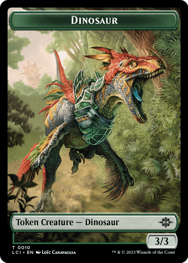 Dinosaur (TLCI-010) - The Lost Caverns of Ixalan Tokens