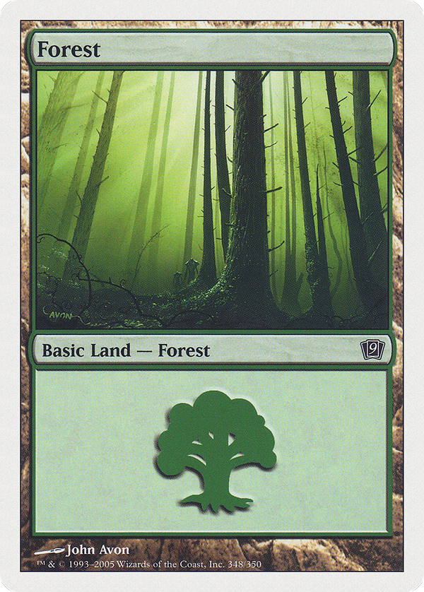 Forest (348) (9ED-348) - 9th Edition