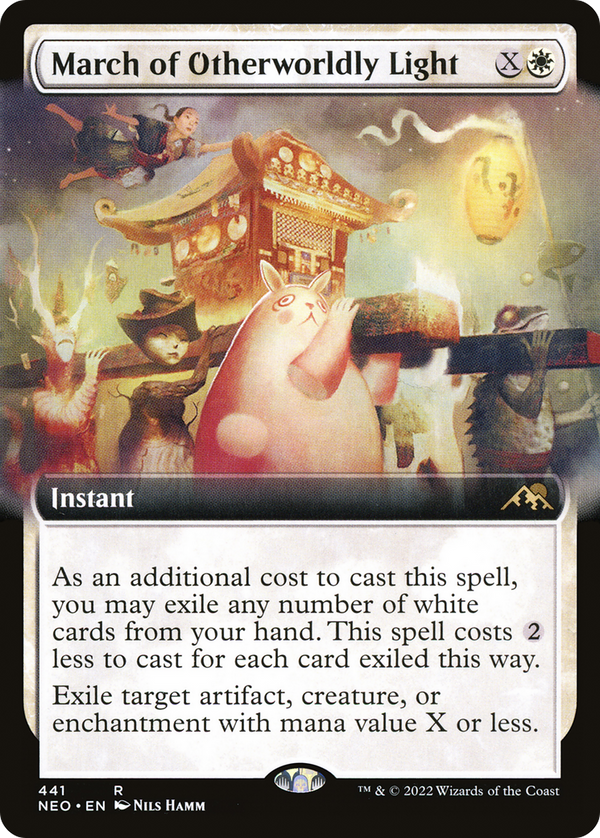 March of Otherworldly Light (Extended Art) (NEO-441) - Kamigawa: Neon Dynasty: (Extended Art)