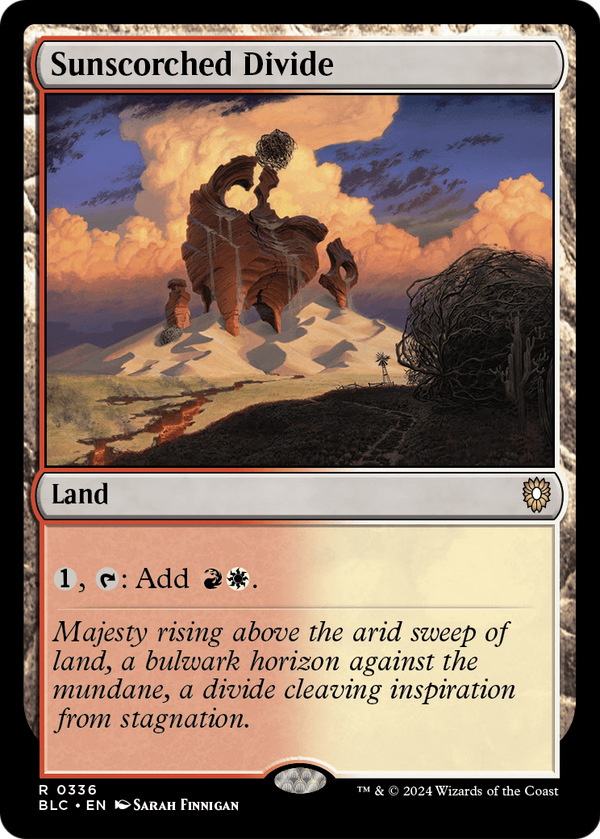 Sunscorched Divide (BLC-336) - Bloomburrow Commander