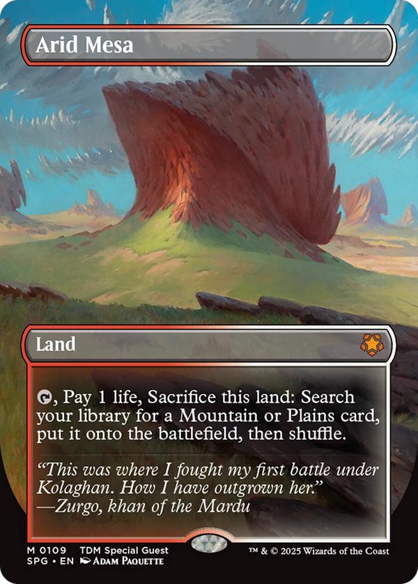 Arid Mesa (Borderless) (SPG-109) - Special Guests