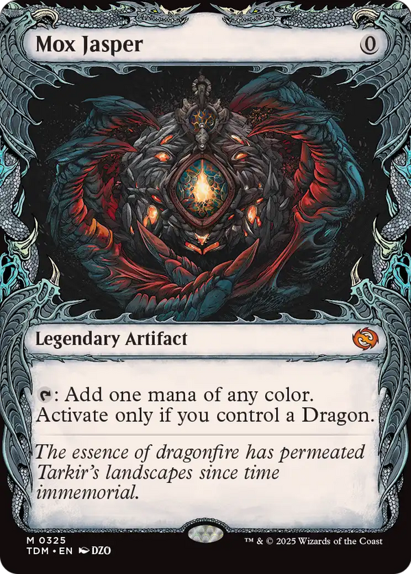 Mox Jasper (Showcase) (TDM-325) - Tarkir: Dragonstorm: (Showcase)