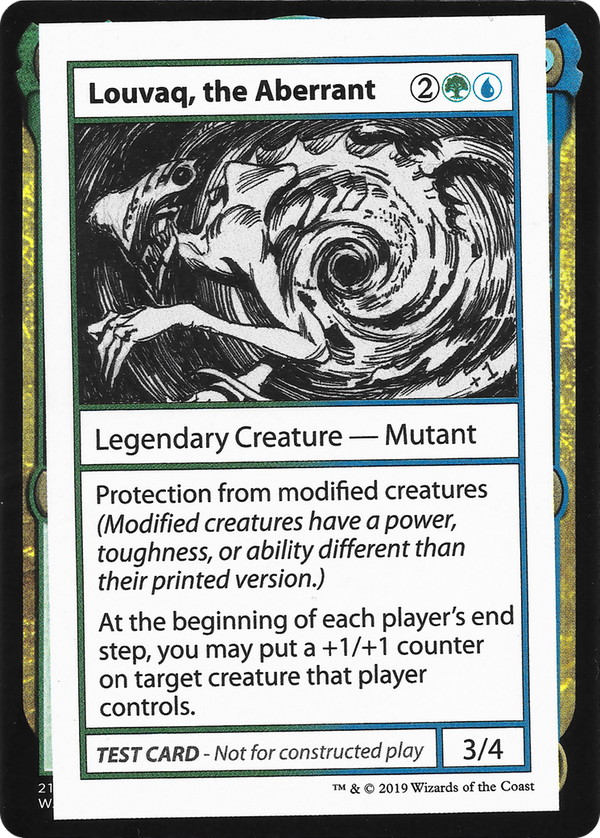 Louvaq, the Aberrant (No PW Symbol) (CMB1-) - Mystery Booster Playtest Cards 2021