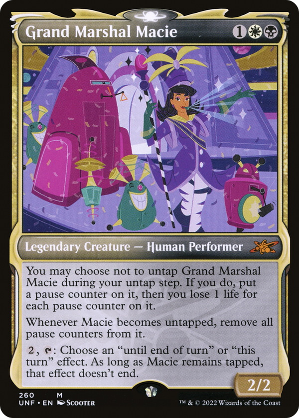 Grand Marshal Macie (Showcase) (UNF-260) - Unfinity: (Showcase) Foil