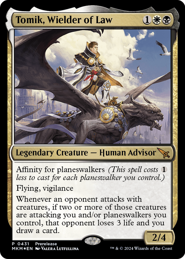 Tomik, Wielder of Law (PRE-431) - Murders at Karlov Manor Foil
