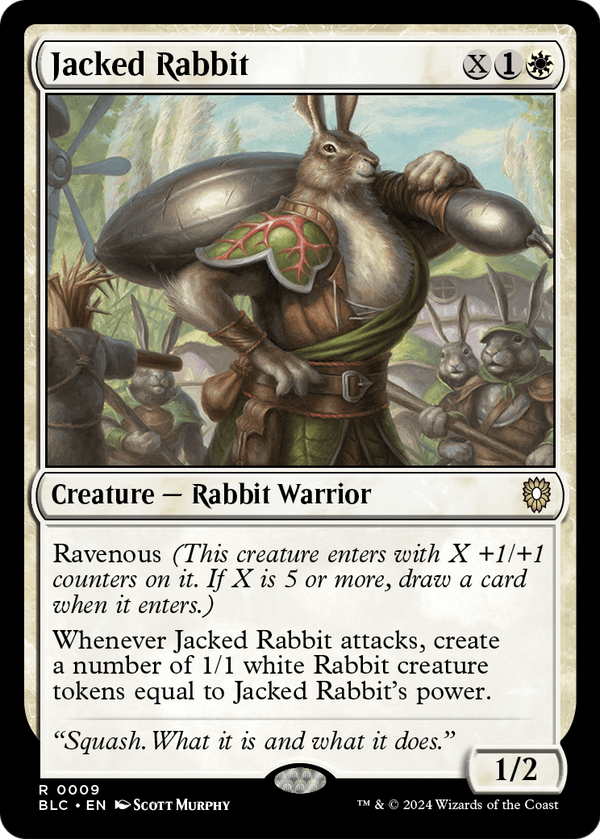Jacked Rabbit (BLC-009) - Bloomburrow Commander
