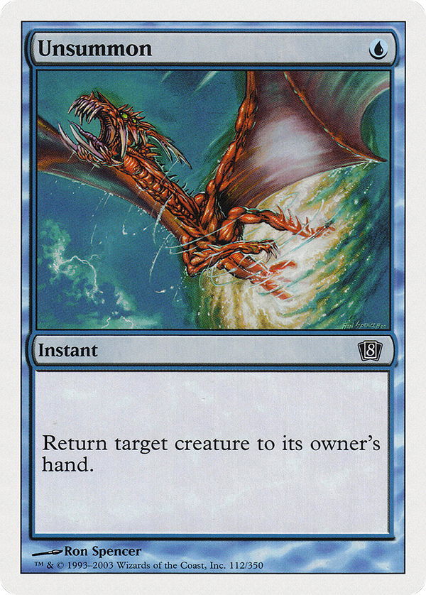 Unsummon (8ED-112) - 8th Edition Foil