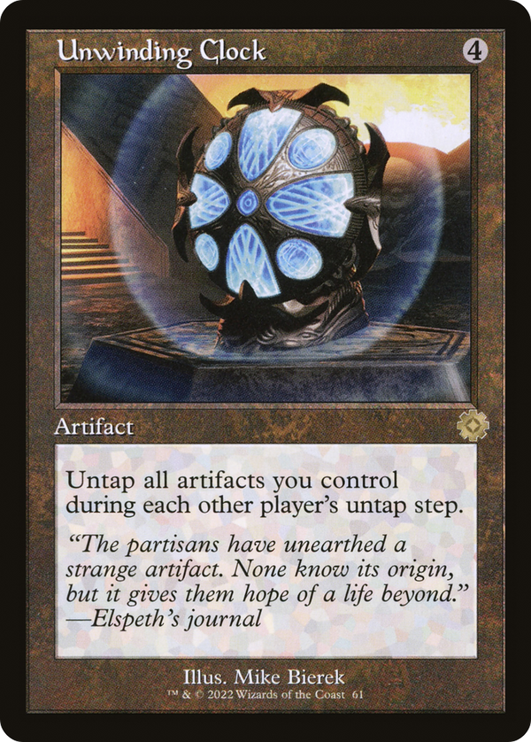 Unwinding Clock (BRR-061) - The Brothers' War Retro Artifacts