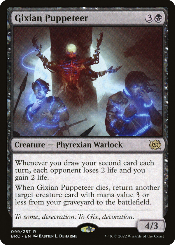 Gixian Puppeteer (BRO-099) - The Brothers' War Foil
