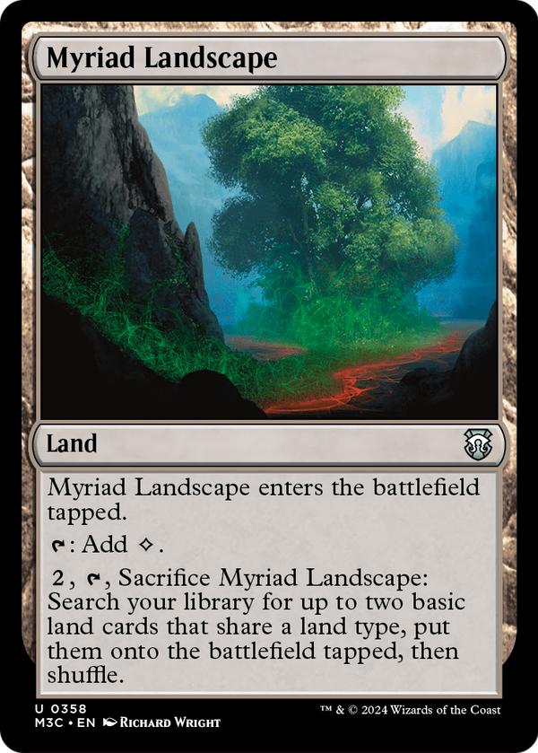 Myriad Landscape (M3C-358) - Modern Horizons 3 Commander