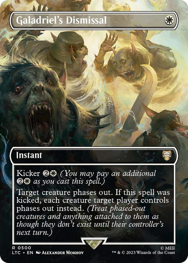 Galadriel's Dismissal (Borderless) (LTC-500) - Tales of Middle-earth Commander Foil