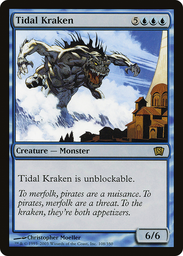 Tidal Kraken (8ED-108) - 8th Edition