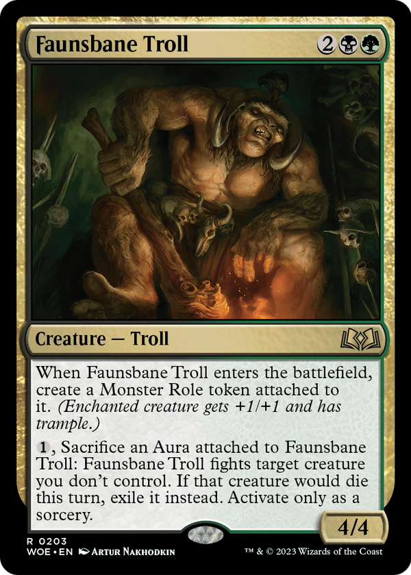 Faunsbane Troll (WOE-203) - Wilds of Eldraine