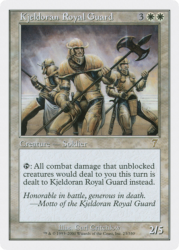 Kjeldoran Royal Guard (7ED-023) - 7th Edition