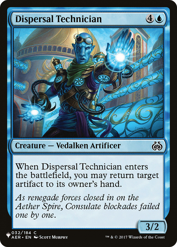 Dispersal Technician (LIST-AER-32) - The List