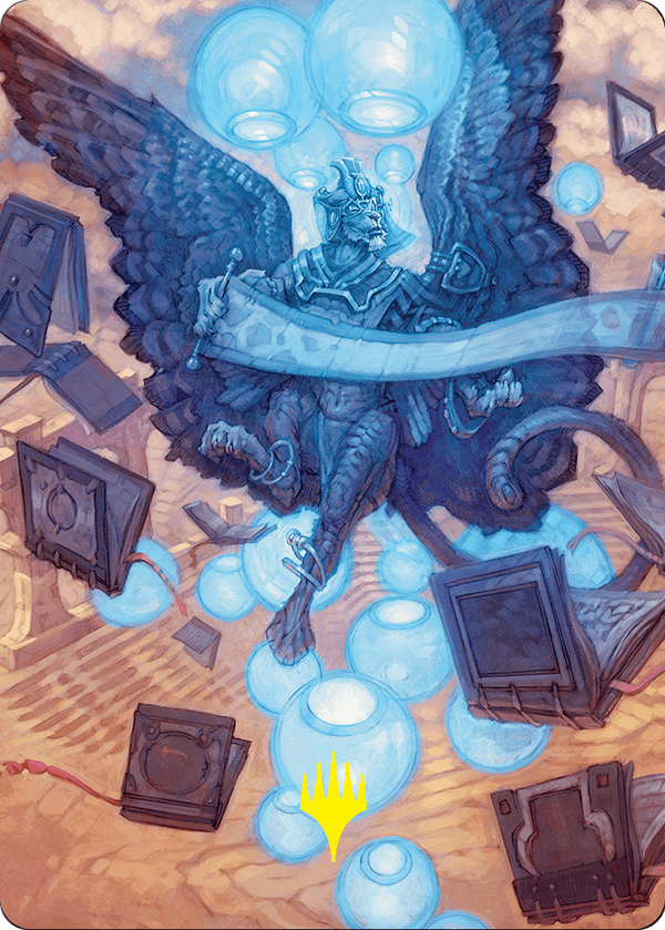 Sphinx of Forgotten Lore // Sphinx of Forgotten Lore (AFDN-033) - Foundations Art Series (Borderless) Foil