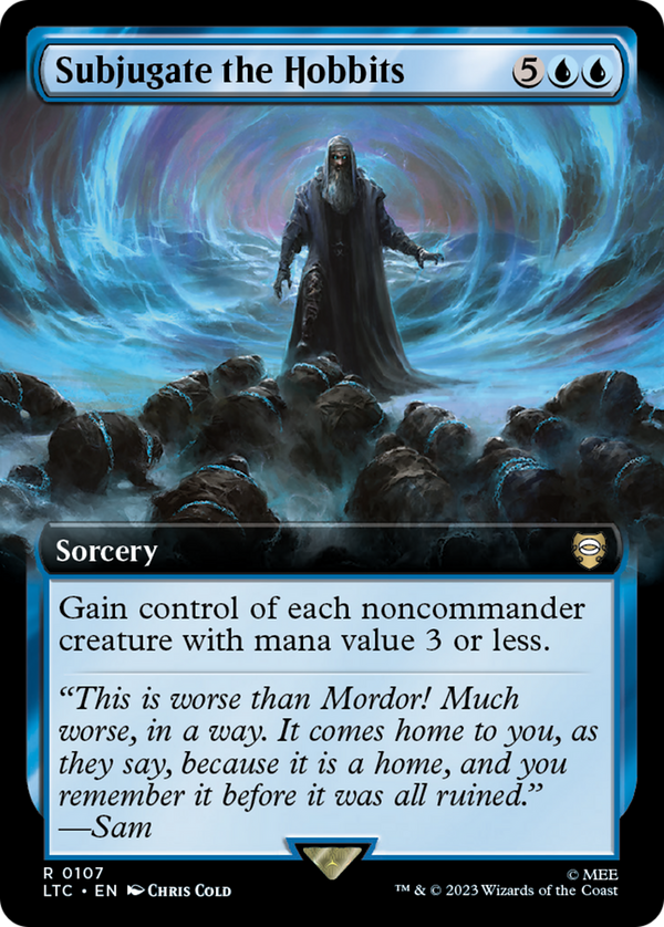 Subjugate the Hobbits (Extended Art) (LTC-107) - Tales of Middle-earth Commander: (Extended Art)