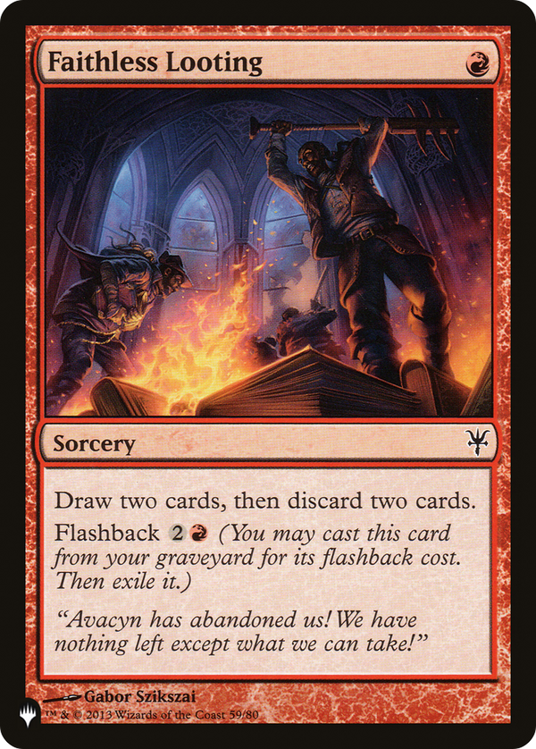 Faithless Looting (DDK) (LIST-DDK-59) - The List