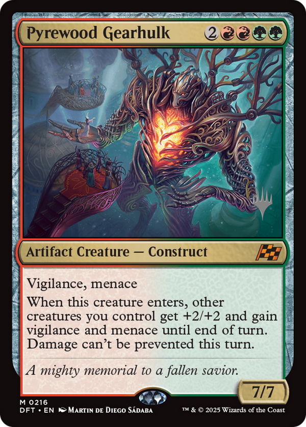 Pyrewood Gearhulk (PPDFT-216) - Promo Pack: Aetherdrift