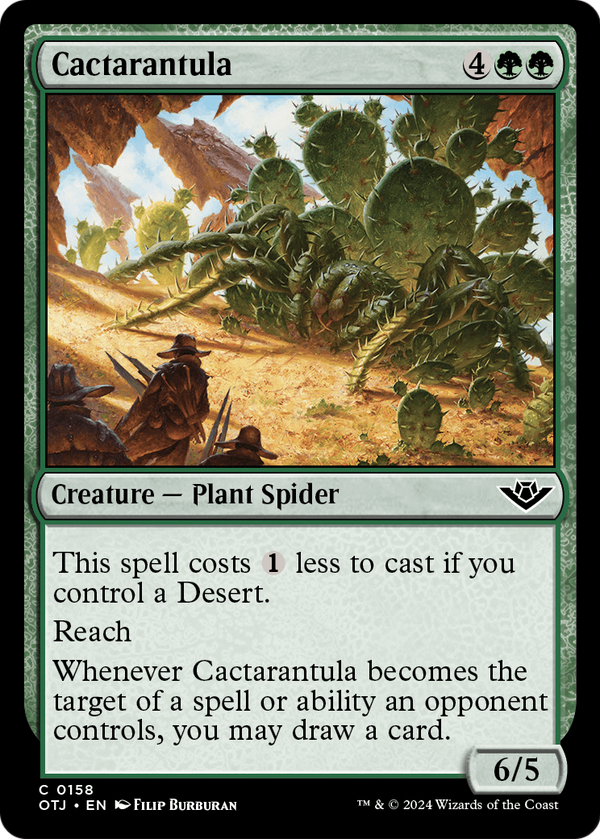 Cactarantula (OTJ-158) - Outlaws of Thunder Junction Foil