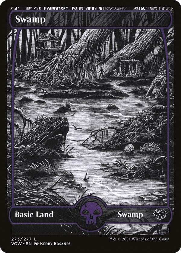 Swamp (273) (VOW-273) - Innistrad: Crimson Vow: (Showcase) Foil