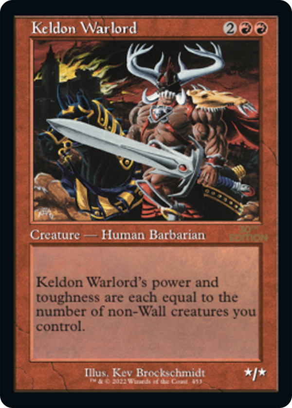 Keldon Warlord (Retro Frame) (30A-453) - 30th Anniversary Edition