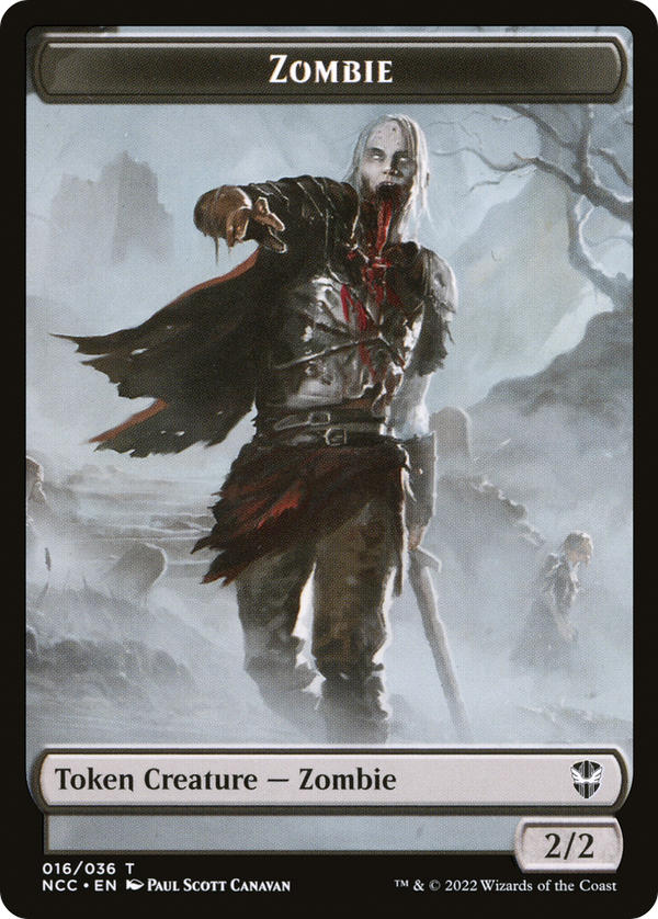 Zombie (TNCC-016) - New Capenna Commander Tokens