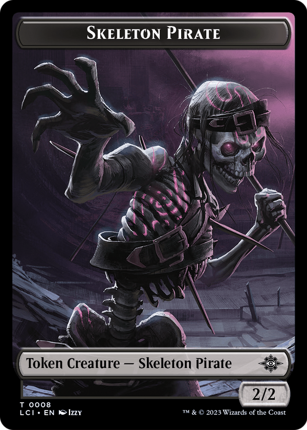 Skeleton Pirate (TLCI-008) - The Lost Caverns of Ixalan Tokens