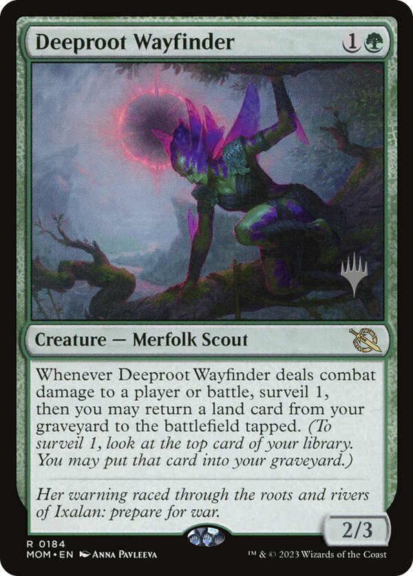 Deeproot Wayfinder (PPMOM-184) - March of the Machine Promos