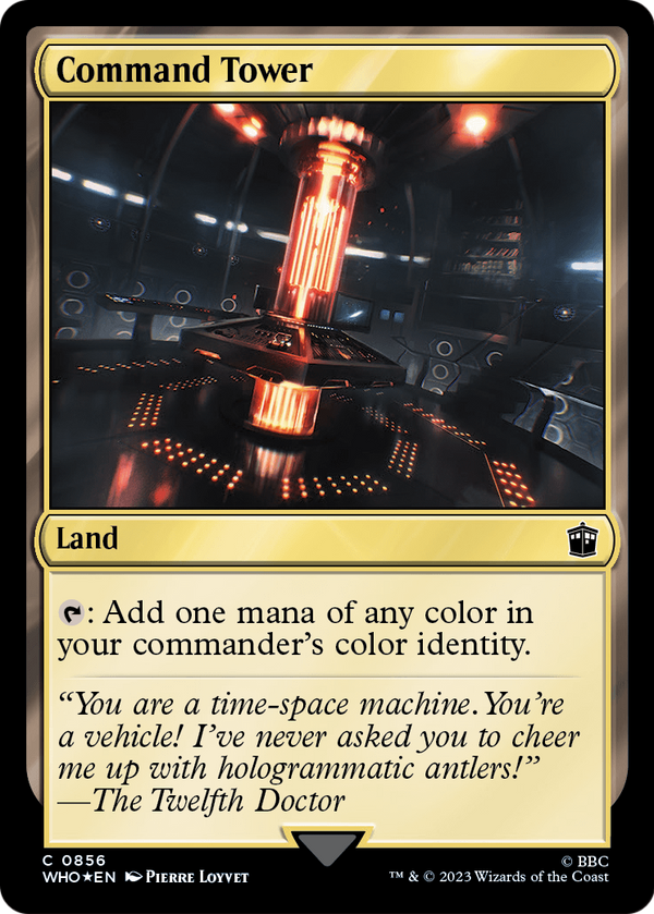 Command Tower (0856) (Surge Foil) (WHO-856) - Doctor Who Foil