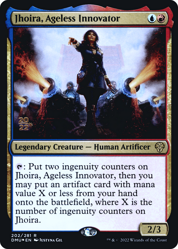 Jhoira, Ageless Innovator (PRE-202) - Dominaria United Promos Foil