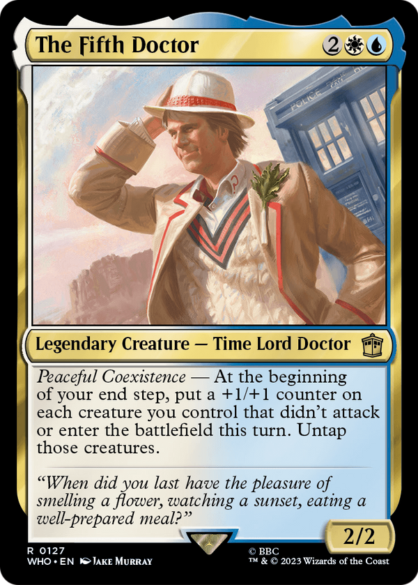 The Fifth Doctor (WHO-127) - Doctor Who Foil