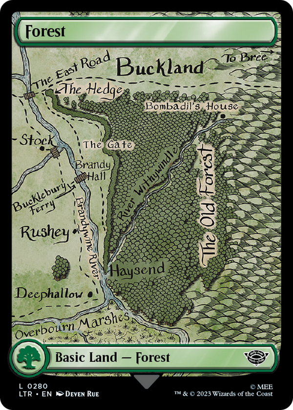 Forest (0280) (LTR-280) - The Lord of the Rings: Tales of Middle-earth Foil