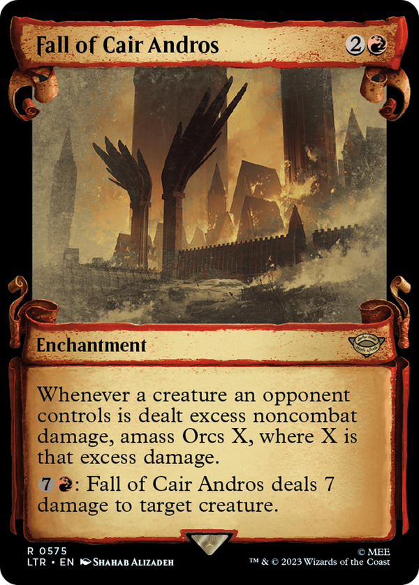 Fall of Cair Andros (Showcase Scrolls) (LTR-575) - The Lord of the Rings: Tales of Middle-earth: (Showcase)