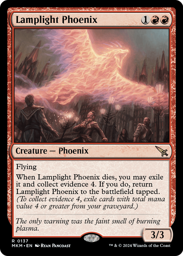 Lamplight Phoenix (MKM-137) - Murders at Karlov Manor Foil