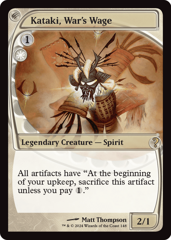 Kataki, War's Wage (Future Sight) (MB2-148) - Mystery Booster 2