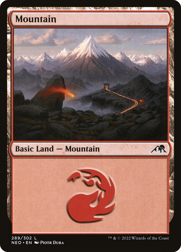 Mountain (289) (NEO-289) - Kamigawa: Neon Dynasty