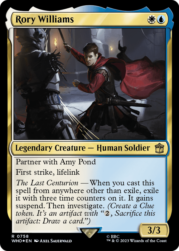 Rory Williams (Surge Foil) (WHO-758) - Doctor Who Foil