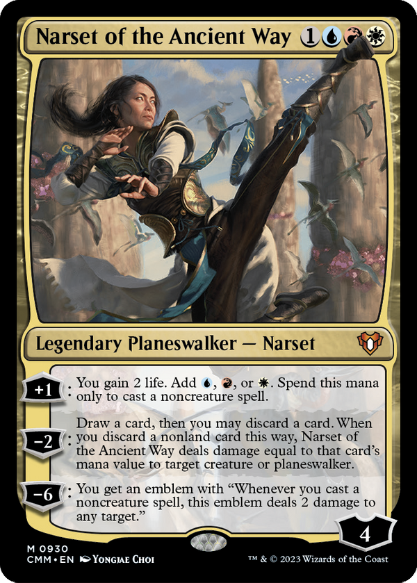 Narset of the Ancient Way (CMM-930) - Commander Masters