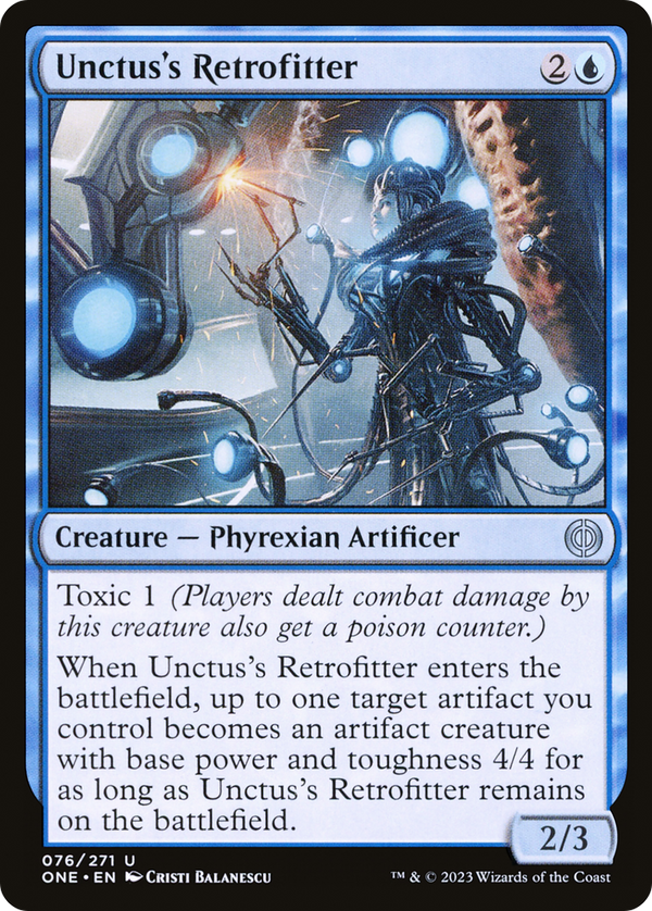 Unctus's Retrofitter (ONE-076) - Phyrexia: All Will Be One