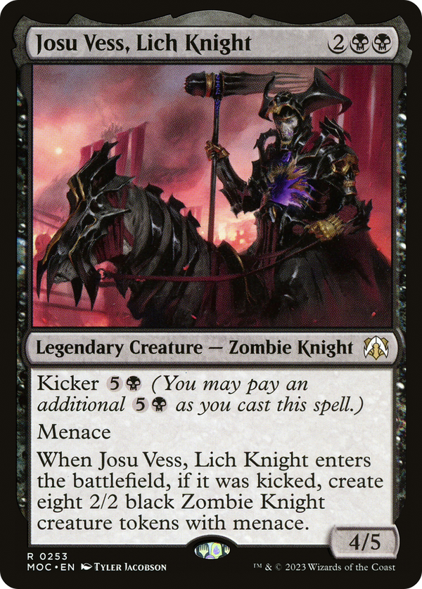Josu Vess, Lich Knight (MOC-253) - March of the Machine Commander