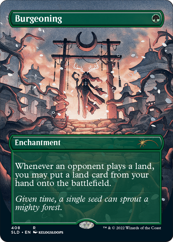 Burgeoning (Borderless) (SLD-408) - Secret Lair Drop (Borderless)