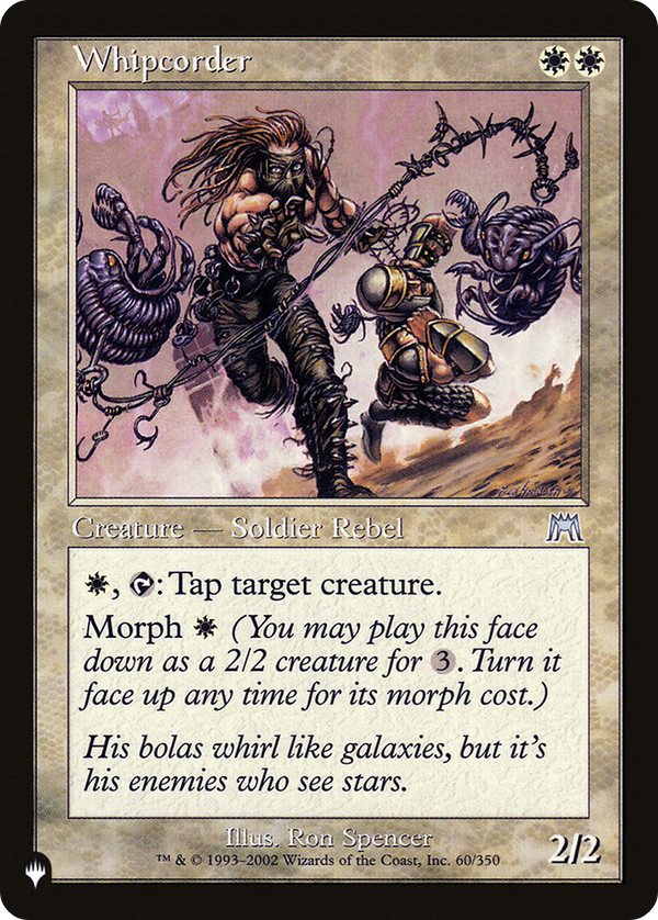 Whipcorder (LIST-ONS-60) - The List