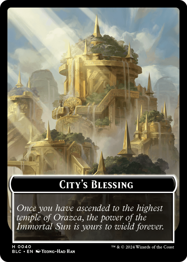 City's Blessing (TBLC-040) - Bloomburrow Commander Tokens