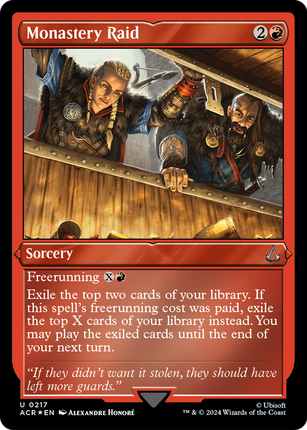 Monastery Raid (Foil Etched) (ACR-217) - Assassin's Creed Foil